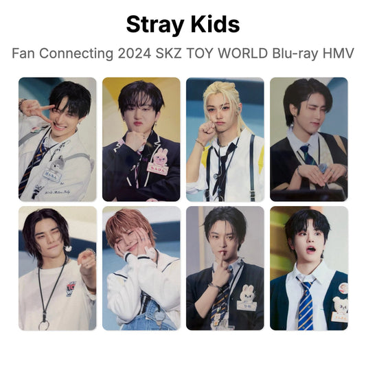Stray Kids Fan Connecting 2024 SKZ TOY WORLD Blu-ray HMV photocard oficial