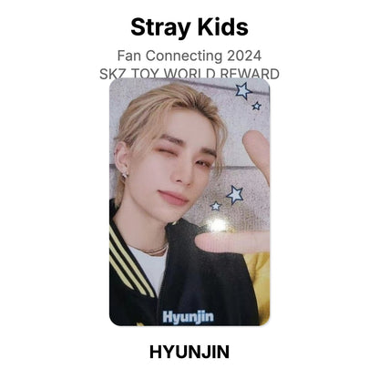 Stray Kids Fan Connecting 2024 SKZ TOY WORLD REWARD photocard oficial