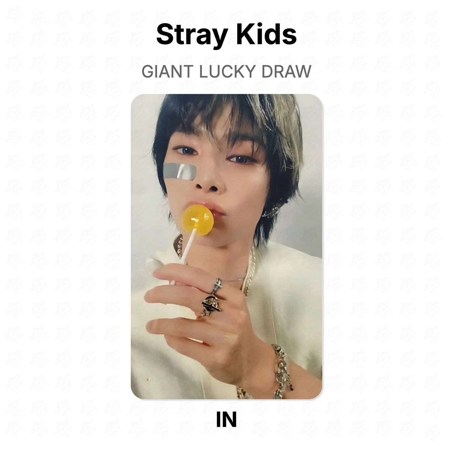 Stray Kids GIANT LUCKY DRAW Official Photocard