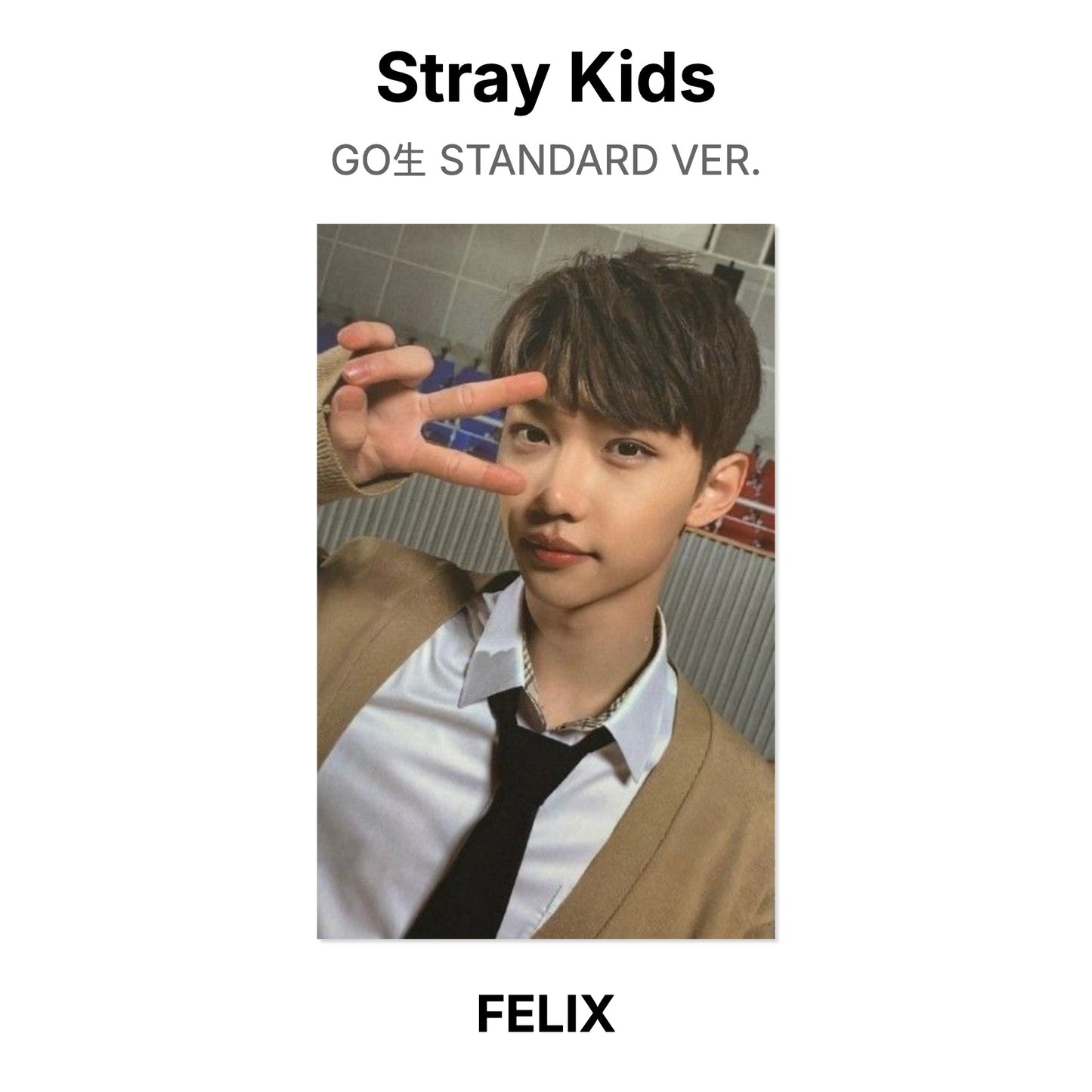 Stray Kids GO生 STANDARD VER. photocard ufficiale