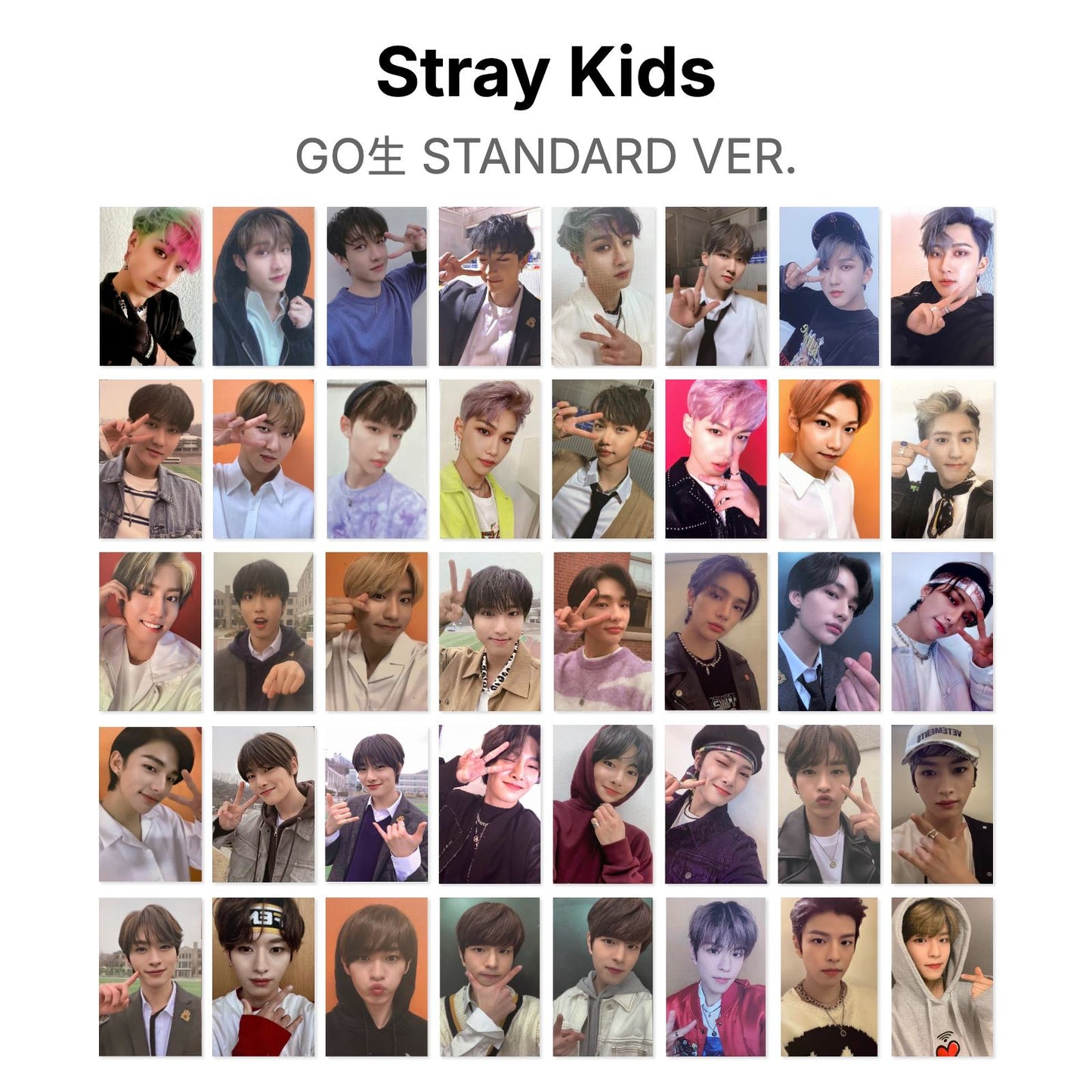 Stray Kids GO生 STANDARD VER. photocard ufficiale