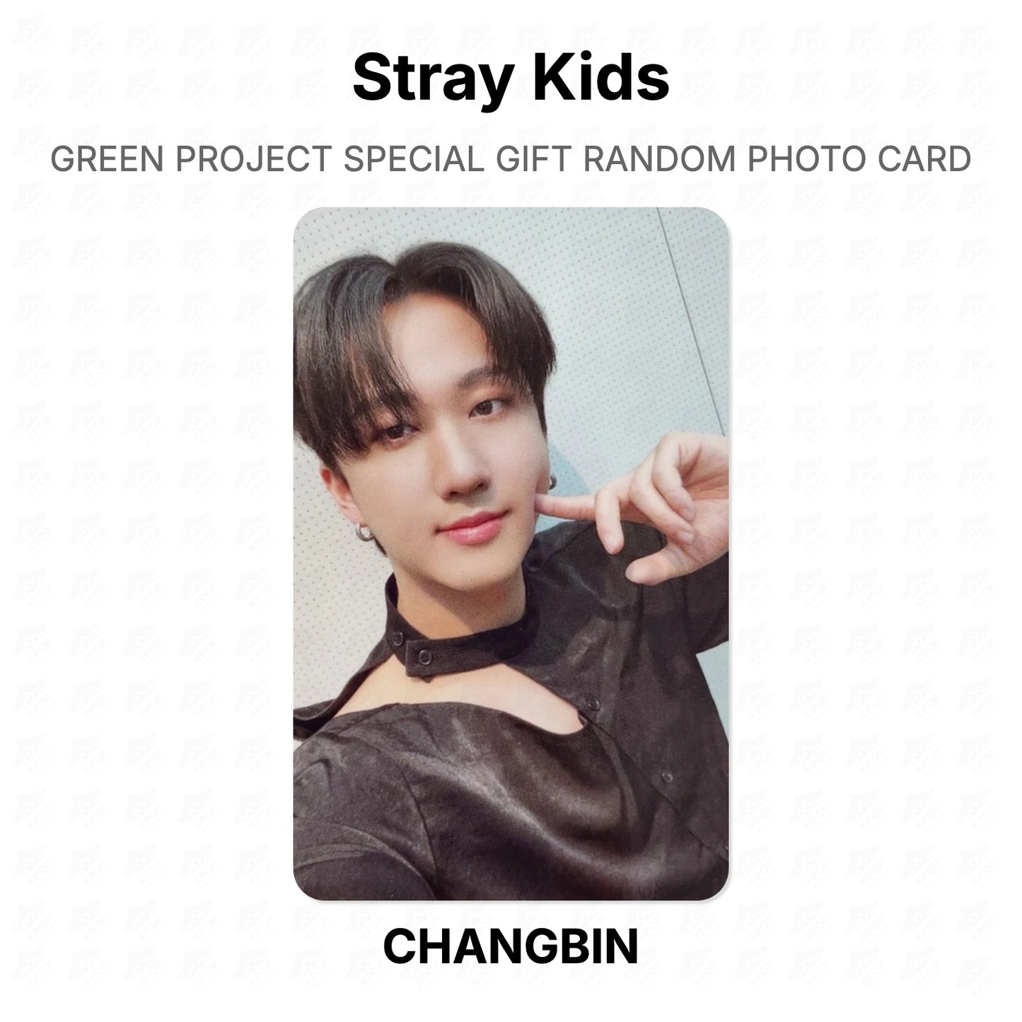 Stray Kids GREEN PROJECT SPECIAL GIFT RANDOM PHOTO CARD Official Photocard