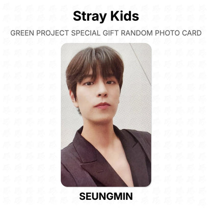 Stray Kids GREEN PROJECT SPECIAL GIFT RANDOM PHOTO CARD Official Photocard