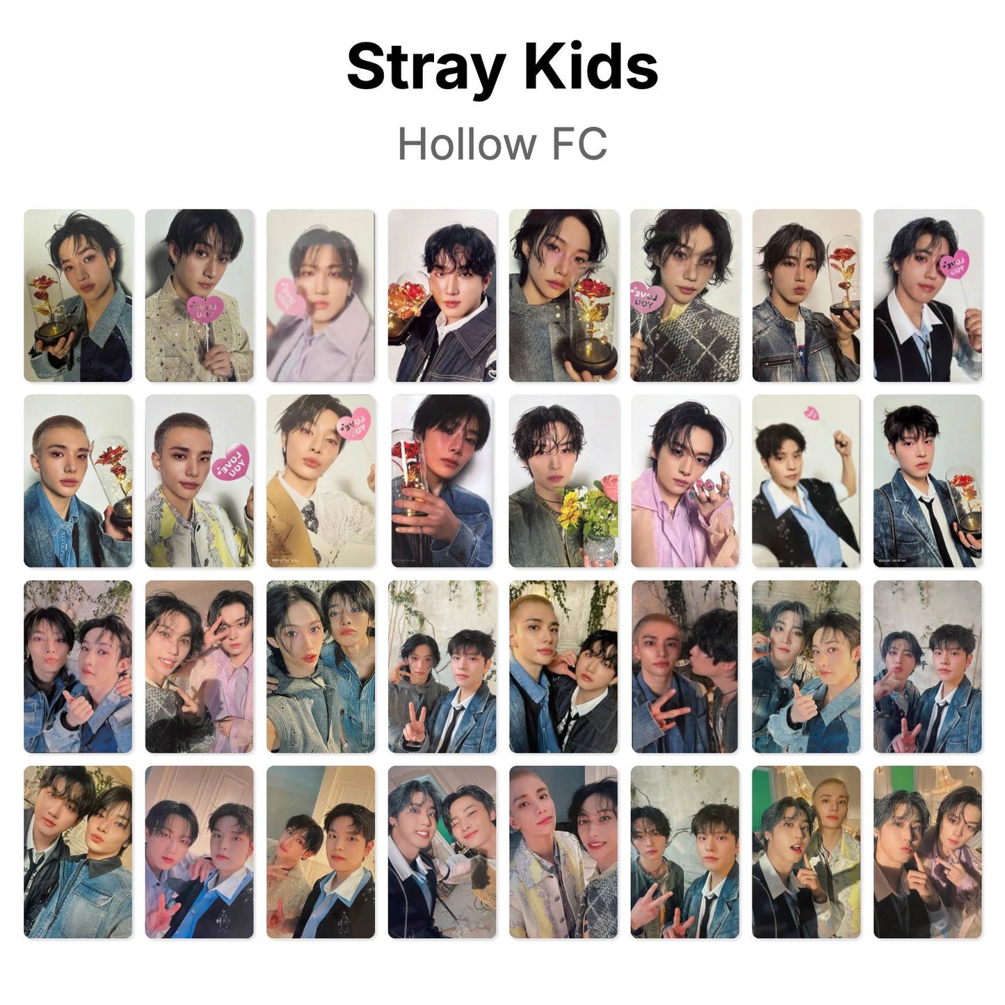 Stray Kids Hollow FC โฟโต้การ์ดของแท้