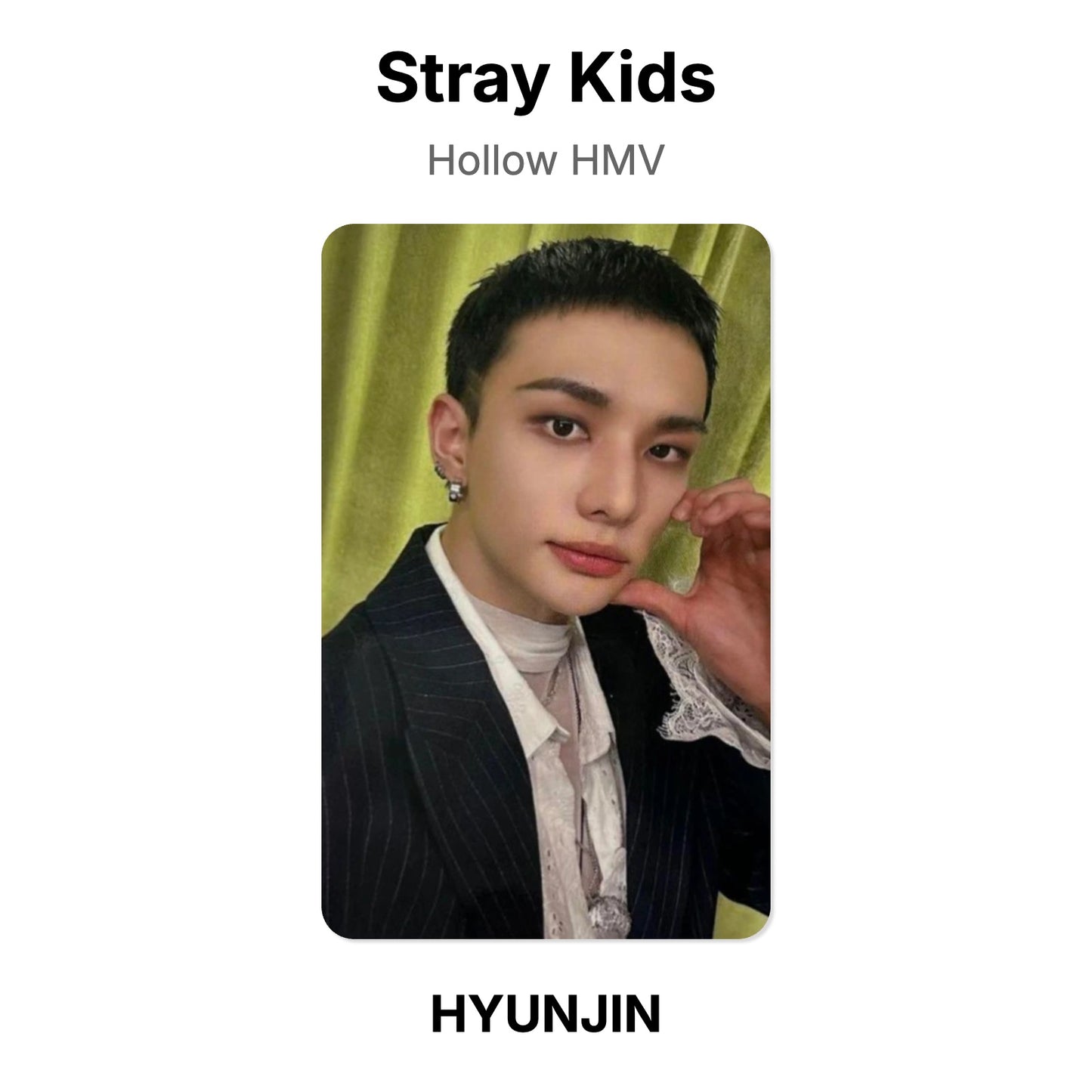 Stray Kids Hollow HMV Official Photocard
