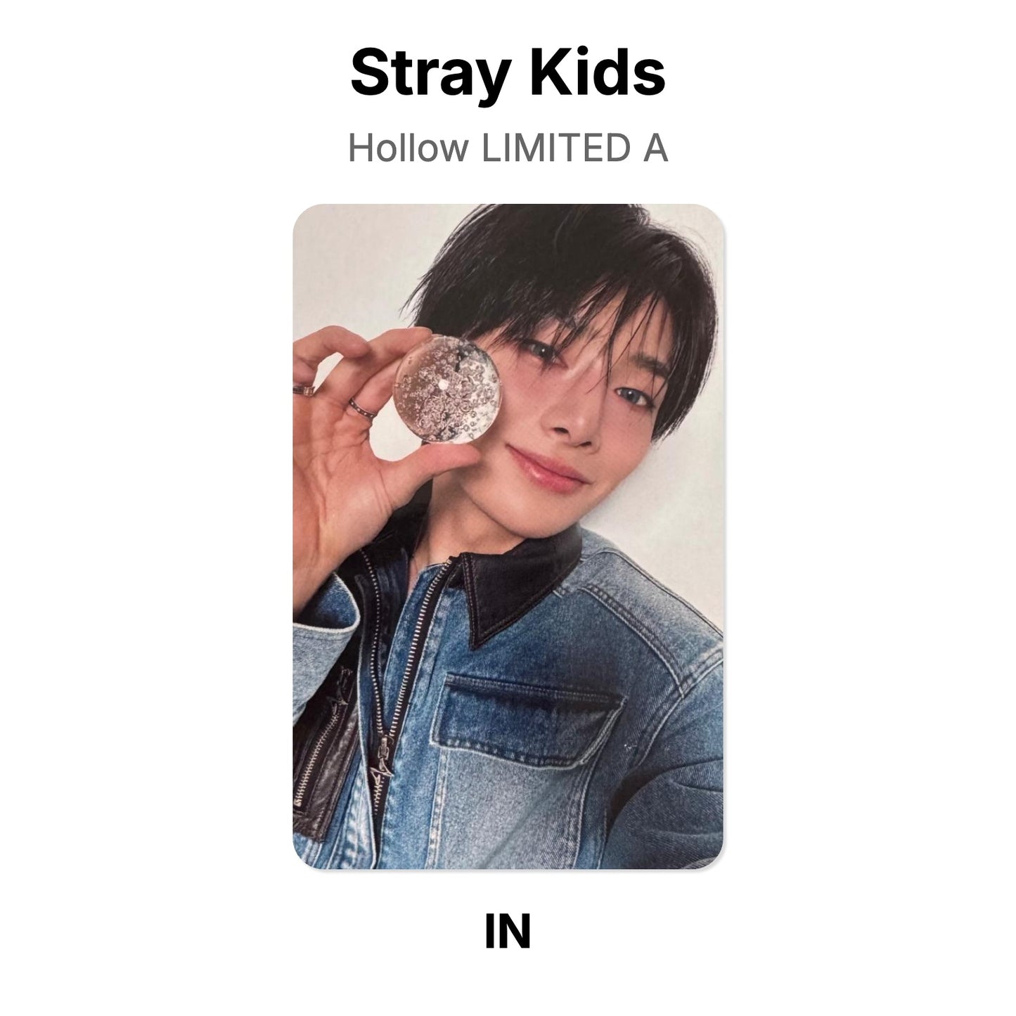 Stray Kids Hollow LIMITED A Official Photocard