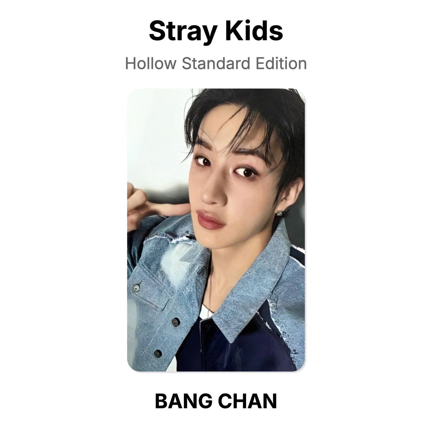 Stray Kids Hollow Standard Edition photocard officielle