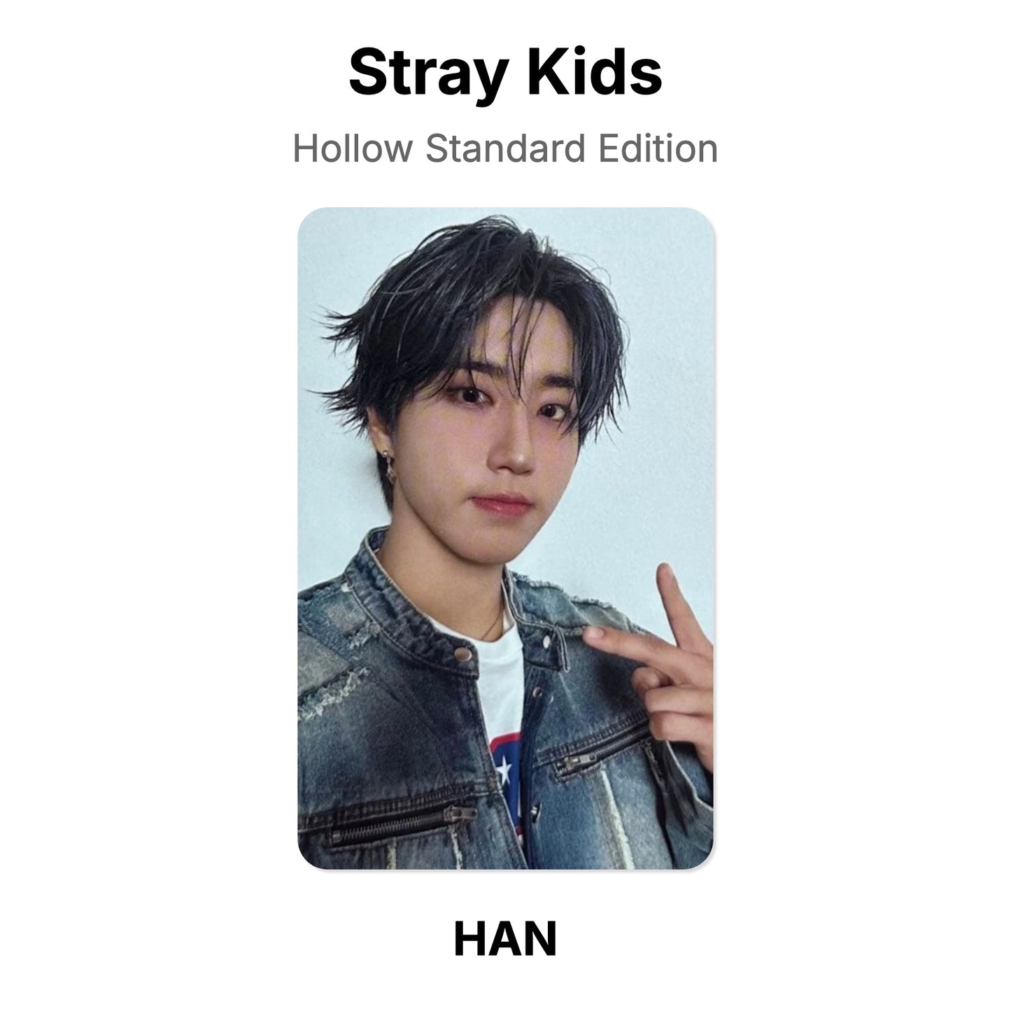 Stray Kids Hollow Standard Edition photocard officielle