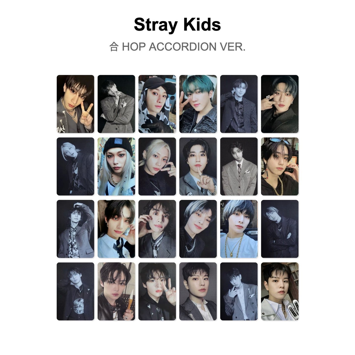 Stray Kids 合 HOP ACCORDION VER. Offizielle Photocard