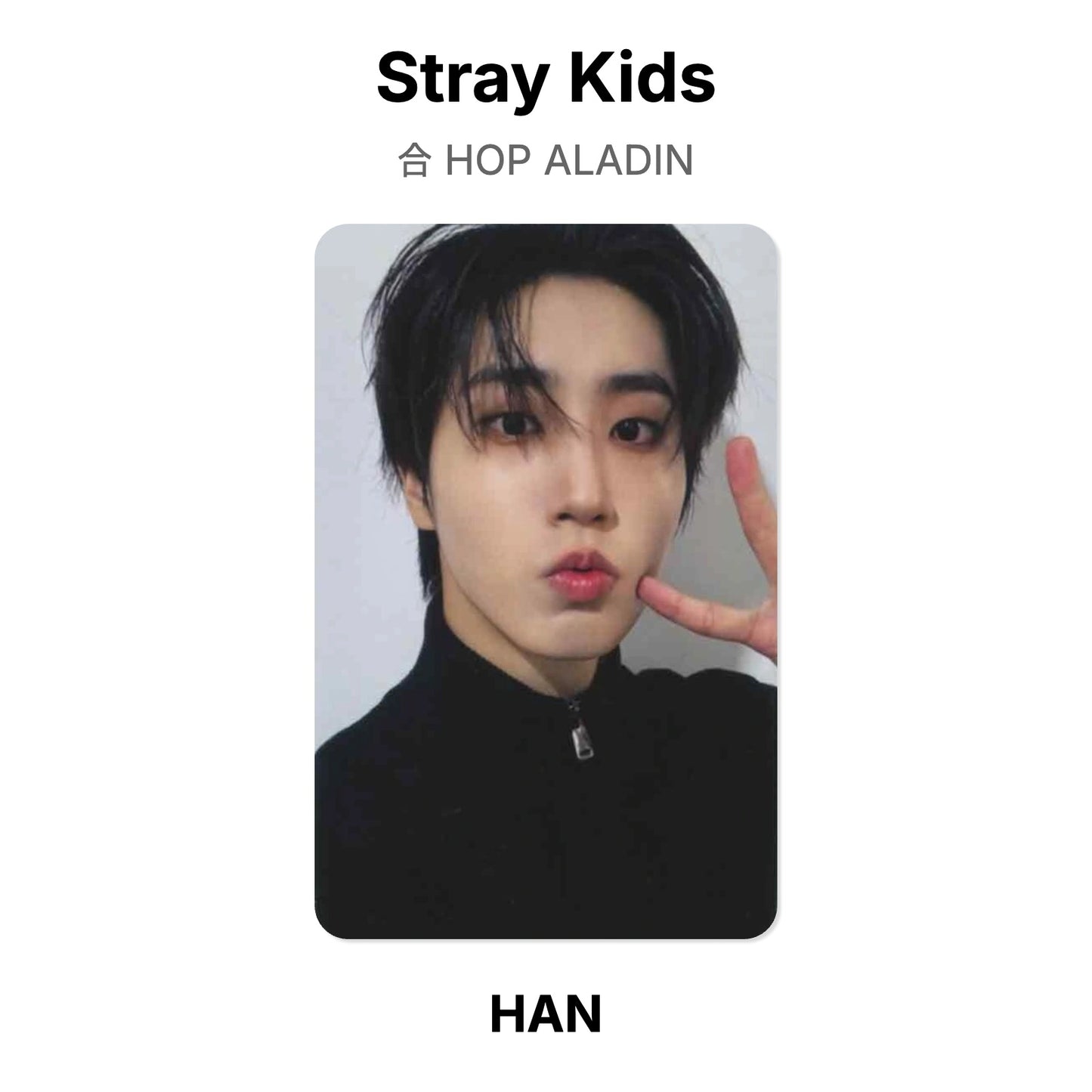 Stray Kids 合 HOP ALADIN photocard chính hãng
