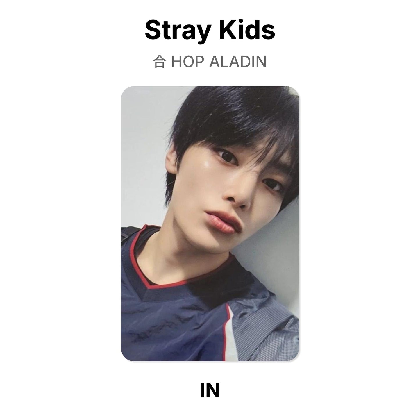Stray Kids 合 HOP ALADIN photocard chính hãng