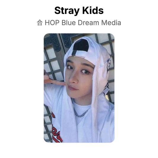 Stray Kids 合 HOP Blue Dream Media Official Photocard