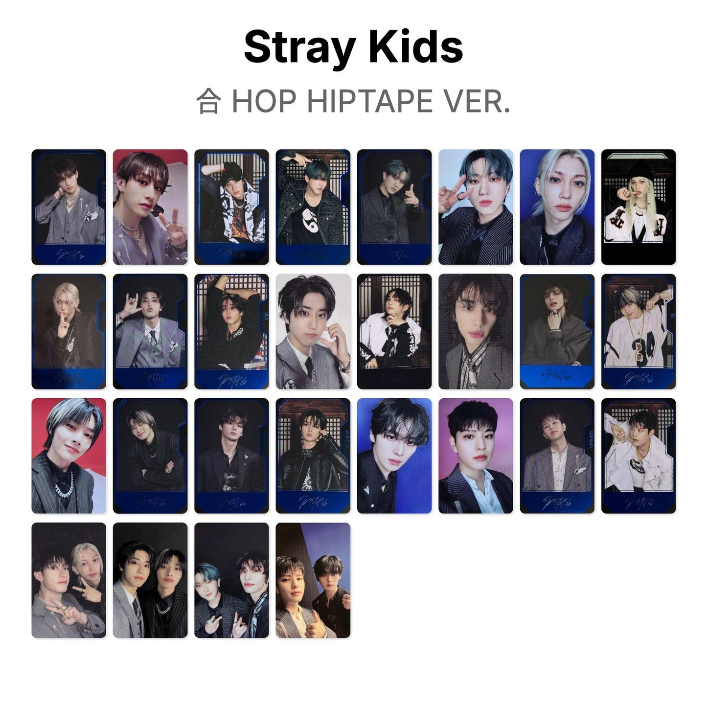 Stray Kids 合 HOP HIPTAPE VER. Offizielle Photocard