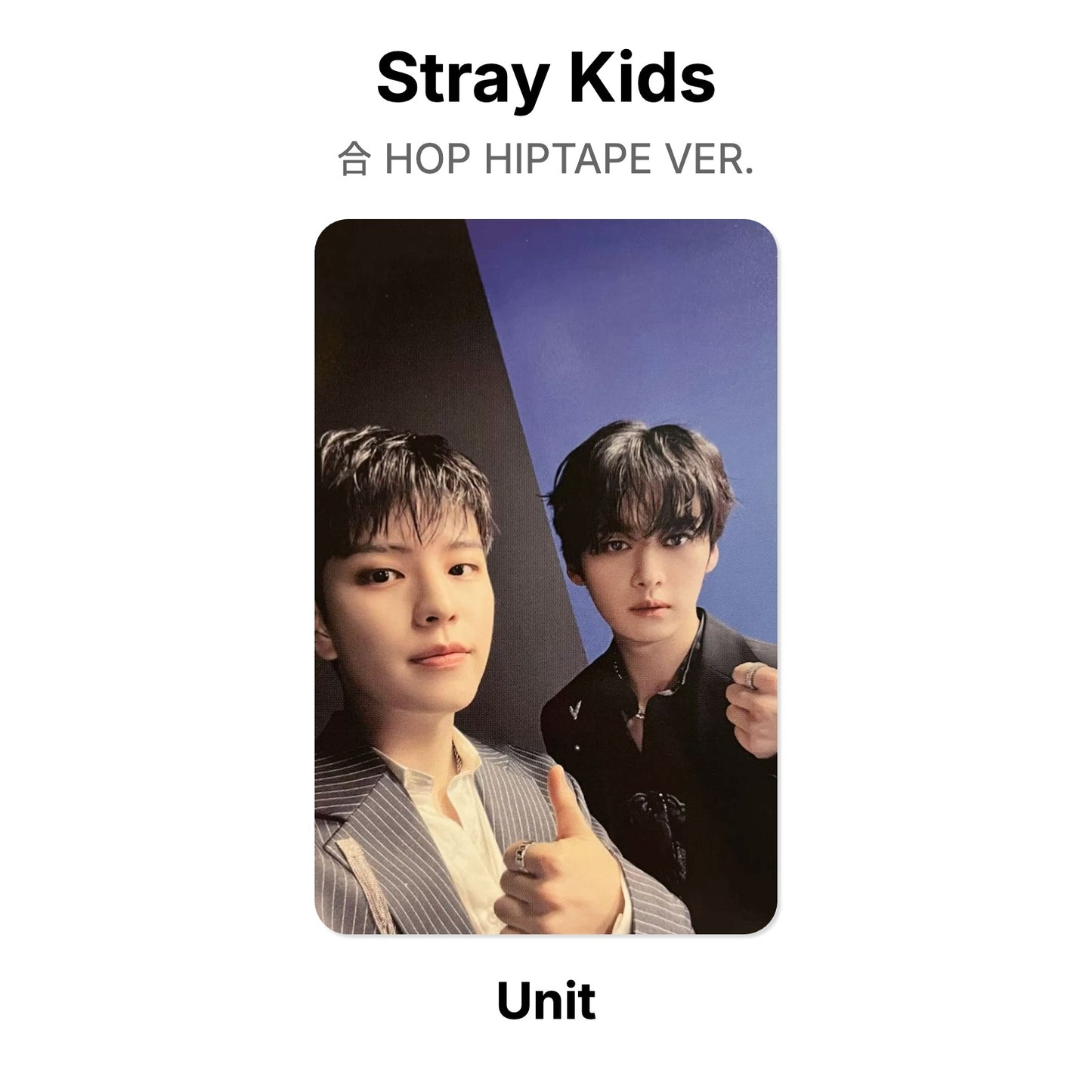 Stray Kids 合 HOP HIPTAPE VER. Offizielle Photocard