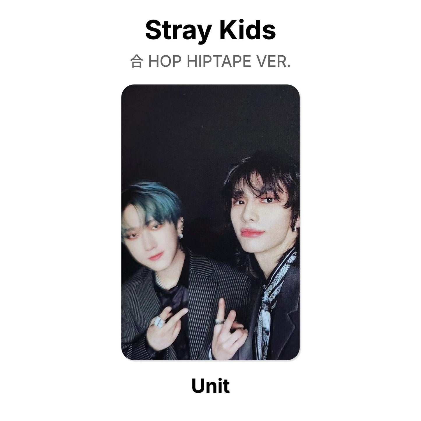 Stray Kids 合 HOP HIPTAPE VER. Offizielle Photocard