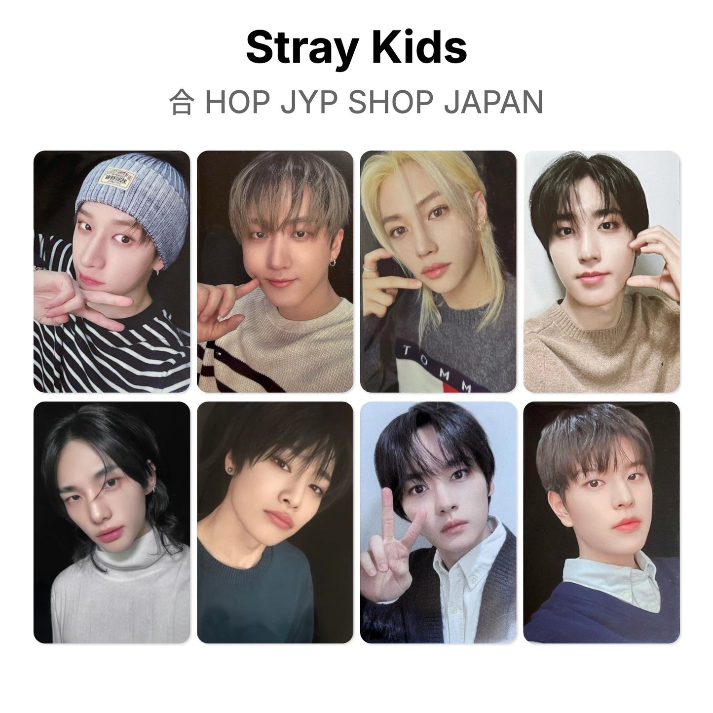 Stray Kids 合 HOP JYP SHOP JAPAN Official Photocard