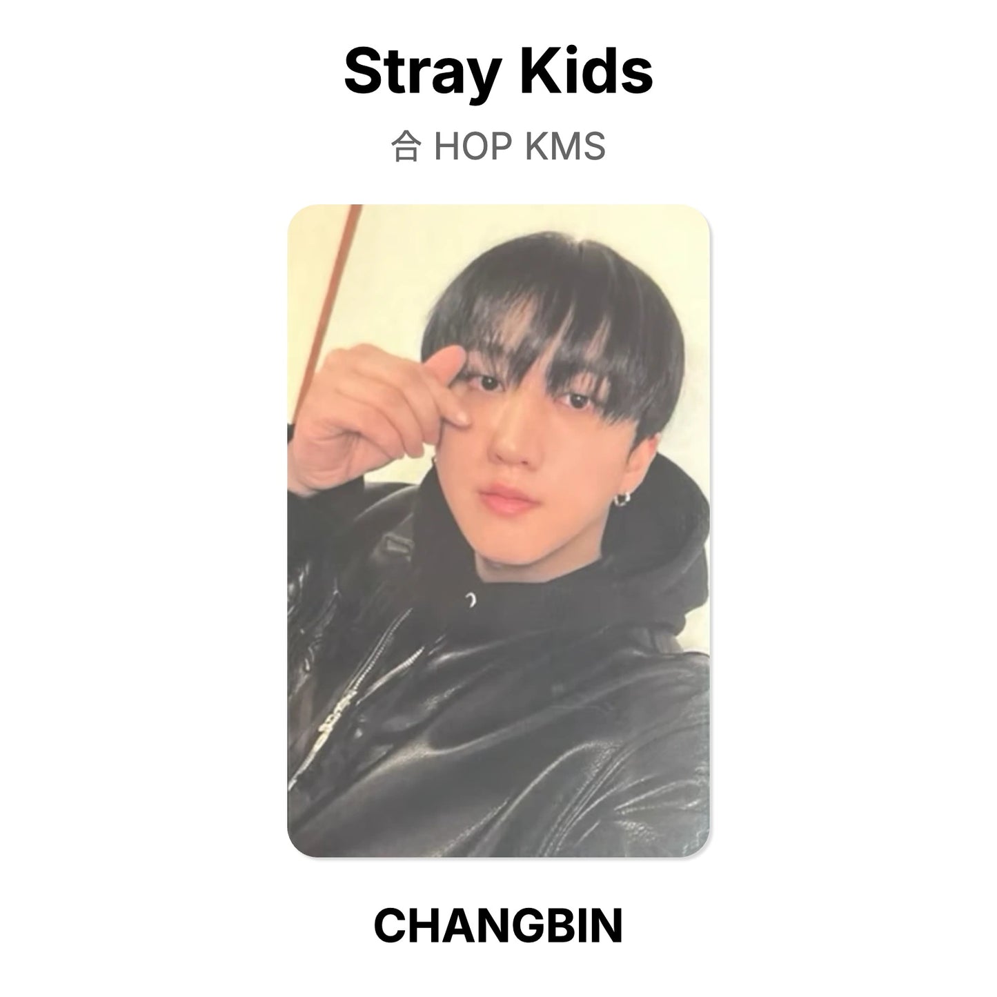 Stray Kids 合 HOP KMS Official Photocard