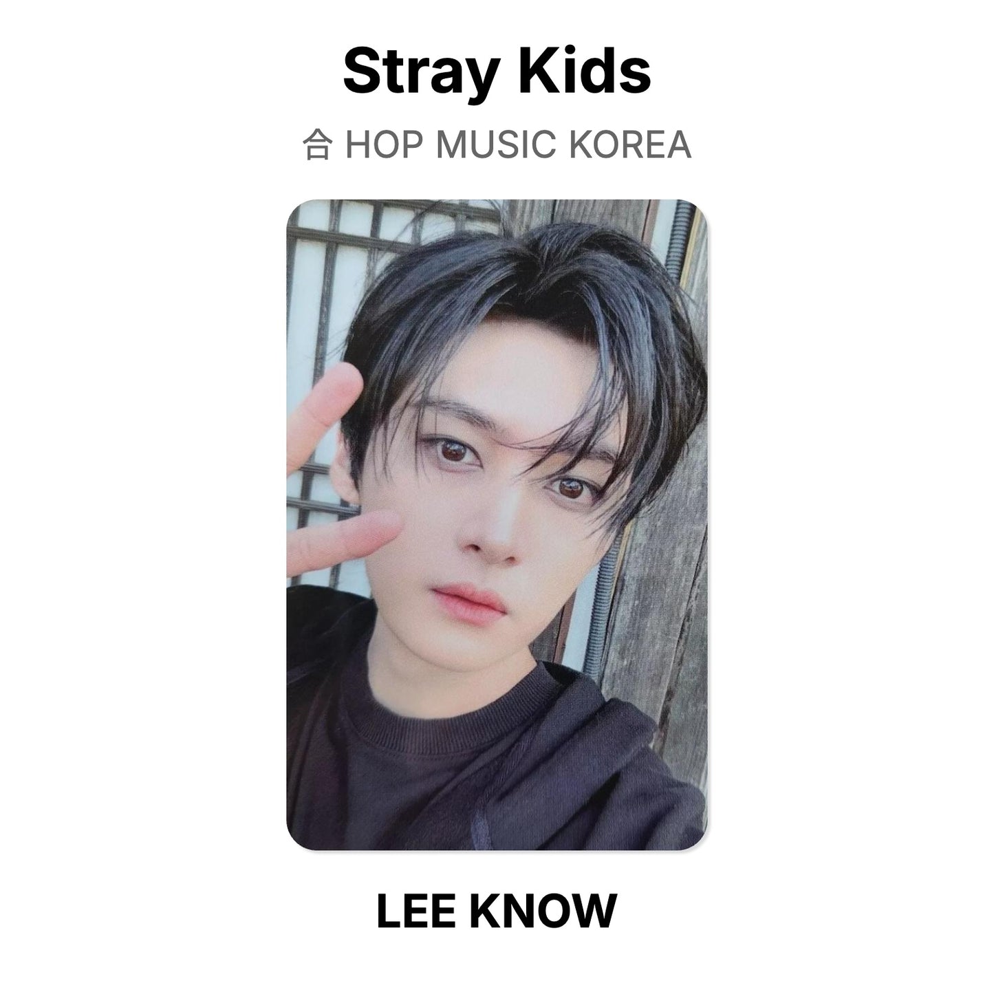 Stray Kids 合 HOP MUSIC KOREA Official Photocard