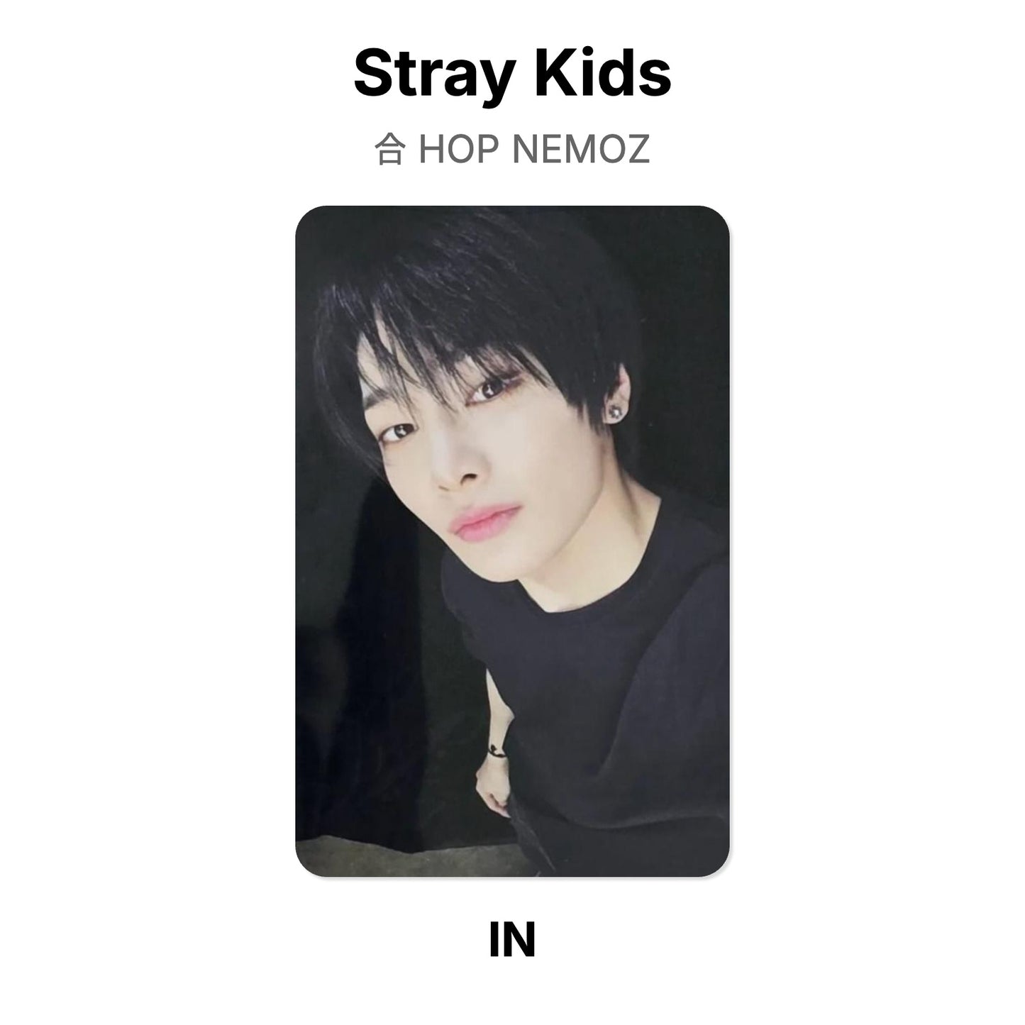 Stray Kids 合 HOP NEMOZ photocard resmi
