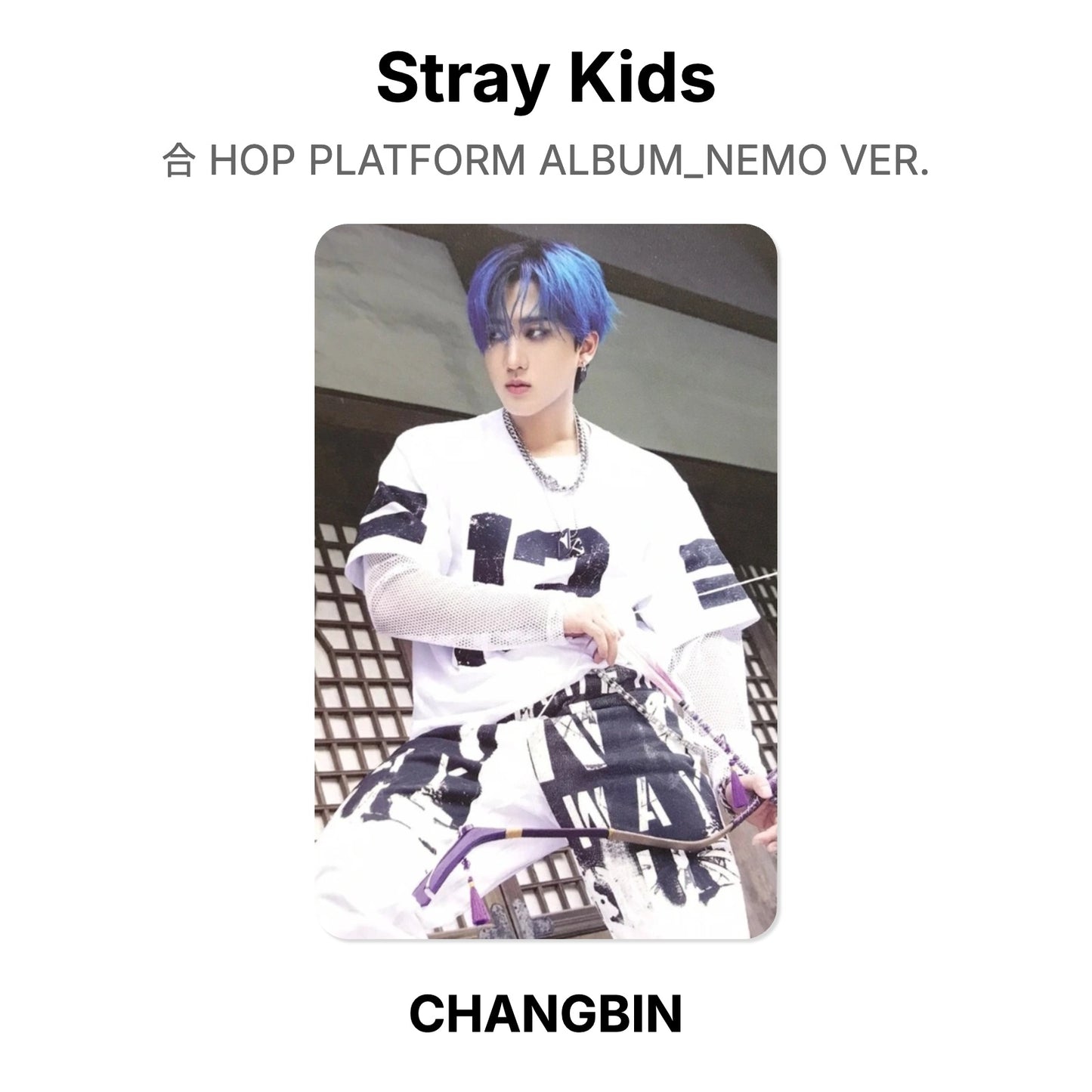 Stray Kids 合 HOP PLATFORM ALBUM_NEMO VER. Offizielle Photocard