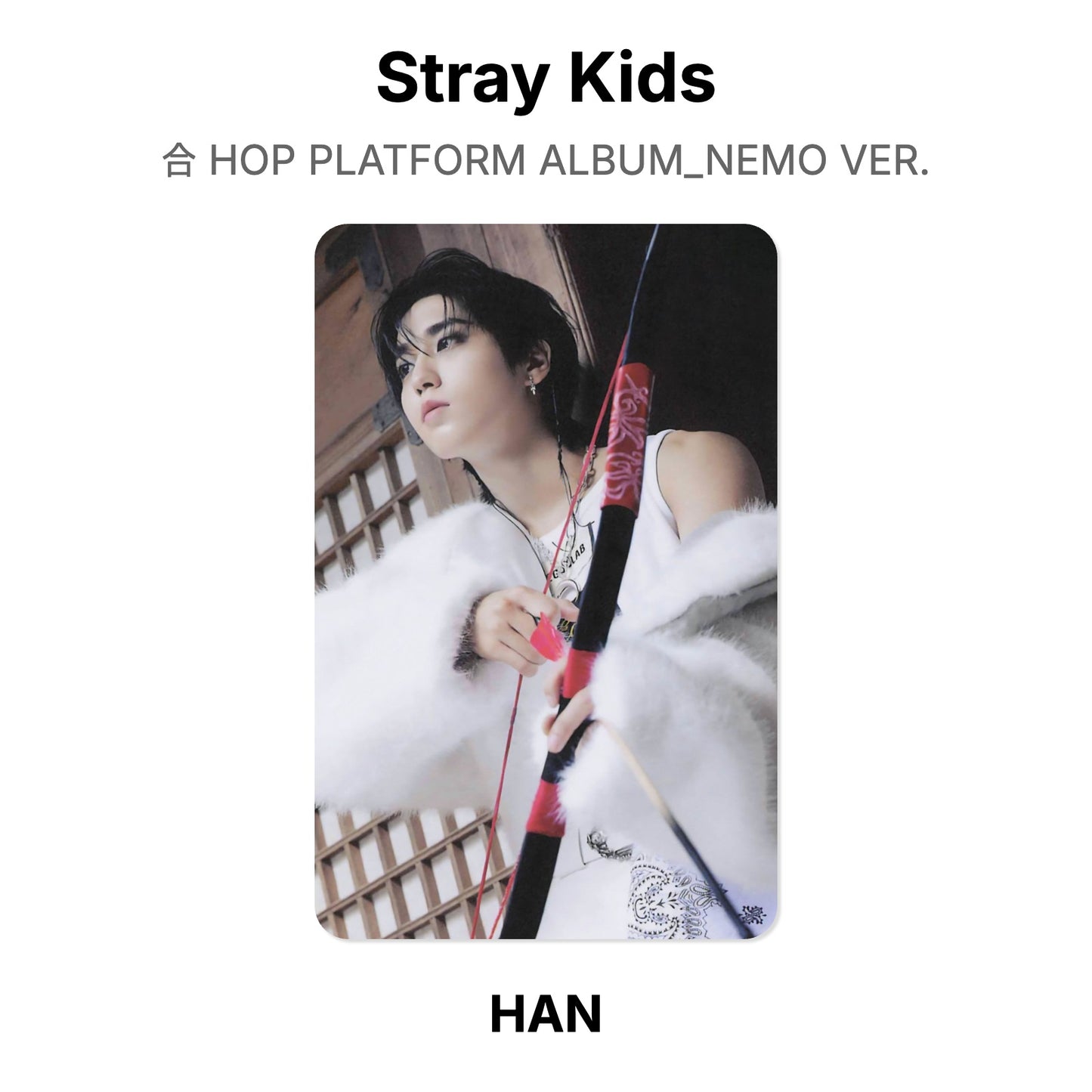 Stray Kids 合 HOP PLATFORM ALBUM_NEMO VER. Offizielle Photocard