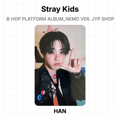 Stray Kids 合 HOP PLATFORM ALBUM_NEMO VER. JYP SHOP Official Photocard
