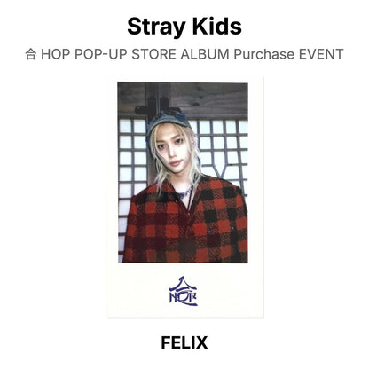 Stray Kids 合 HOP POP-UP STORE ALBUM Purchase EVENT Offizielle Photocard
