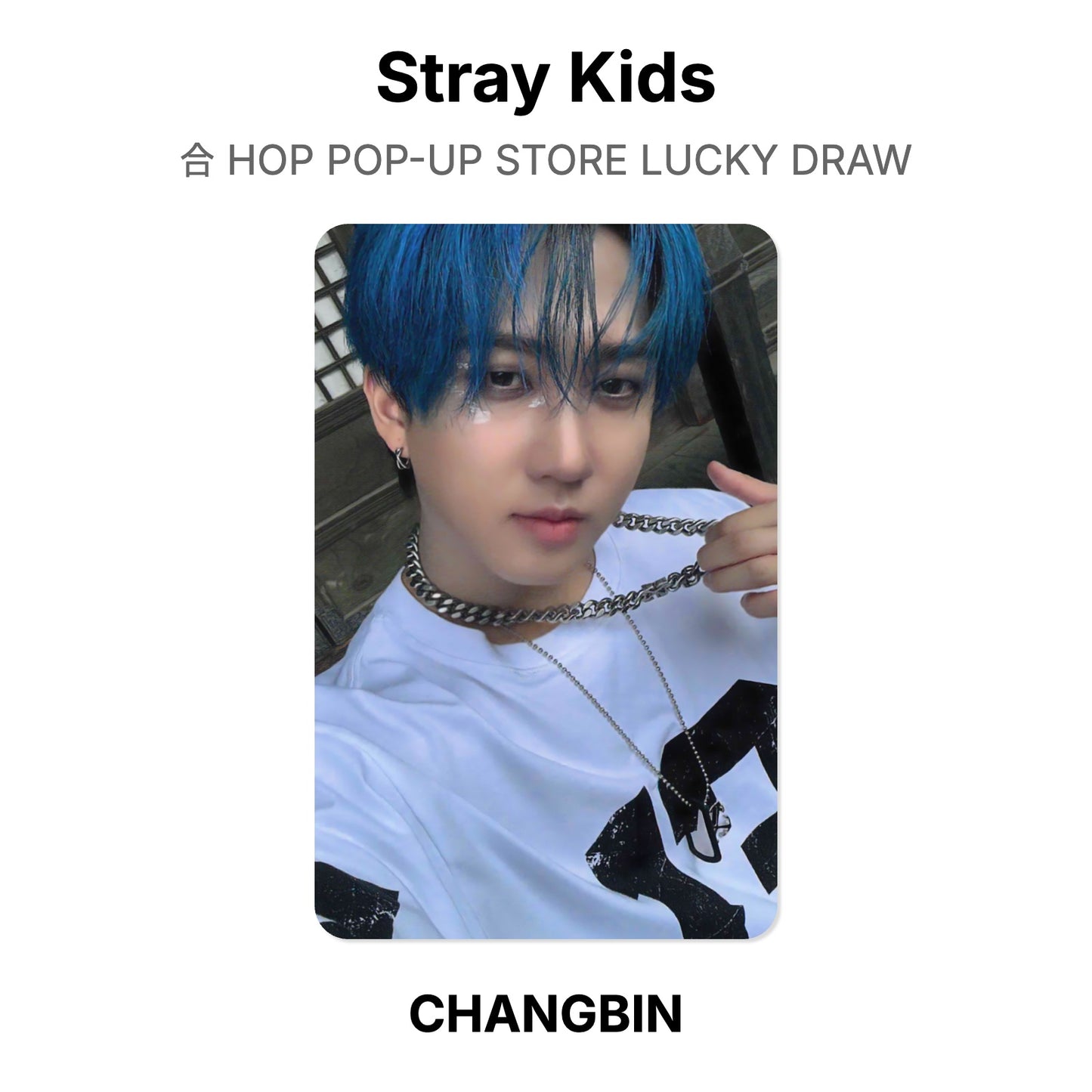 Stray Kids 合 HOP POP-UP STORE LUCKY DRAW photocard officielle