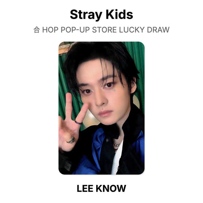 Stray Kids 合 HOP POP-UP STORE LUCKY DRAW photocard officielle