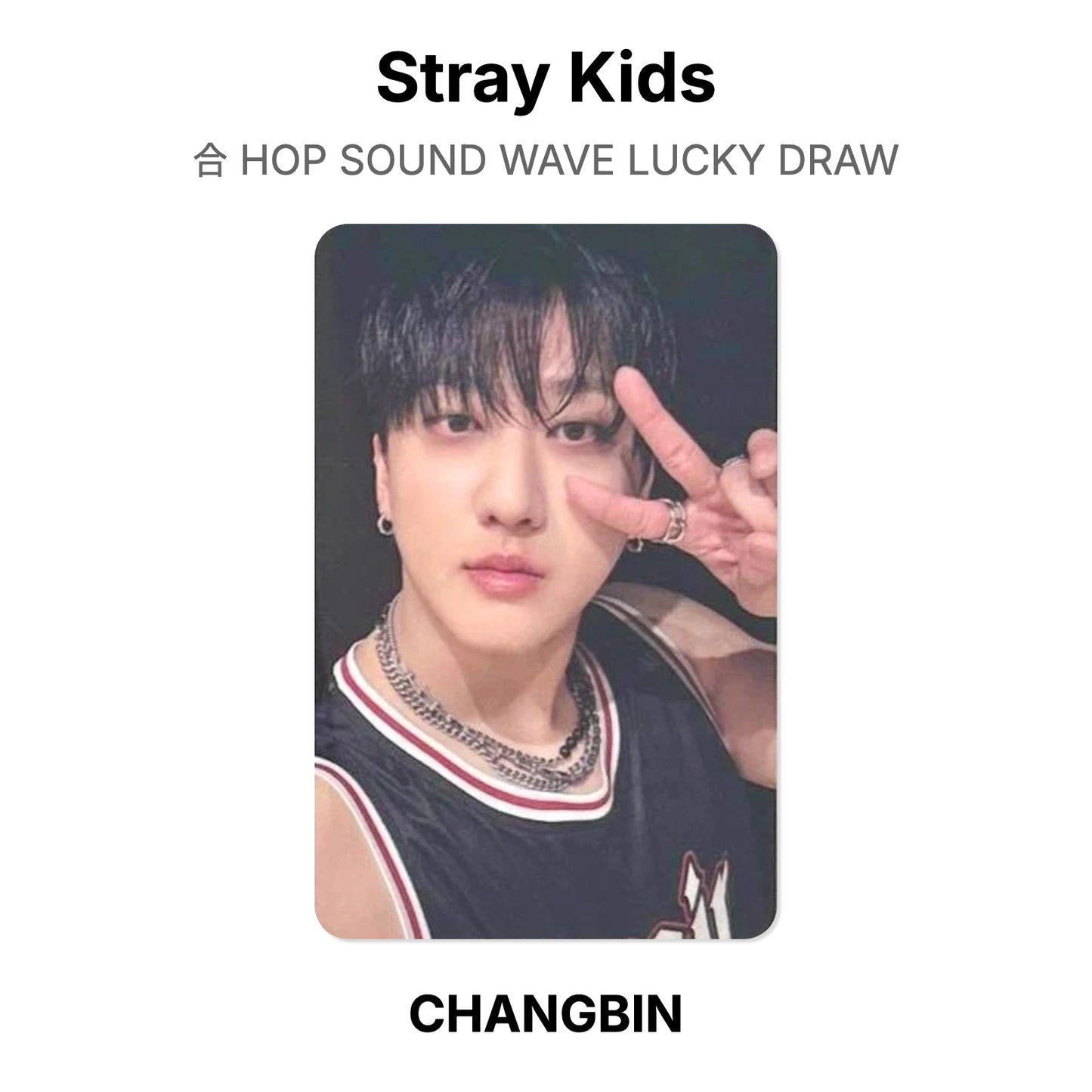 Stray Kids 合 HOP SOUND WAVE LUCKY DRAW Official Photocard