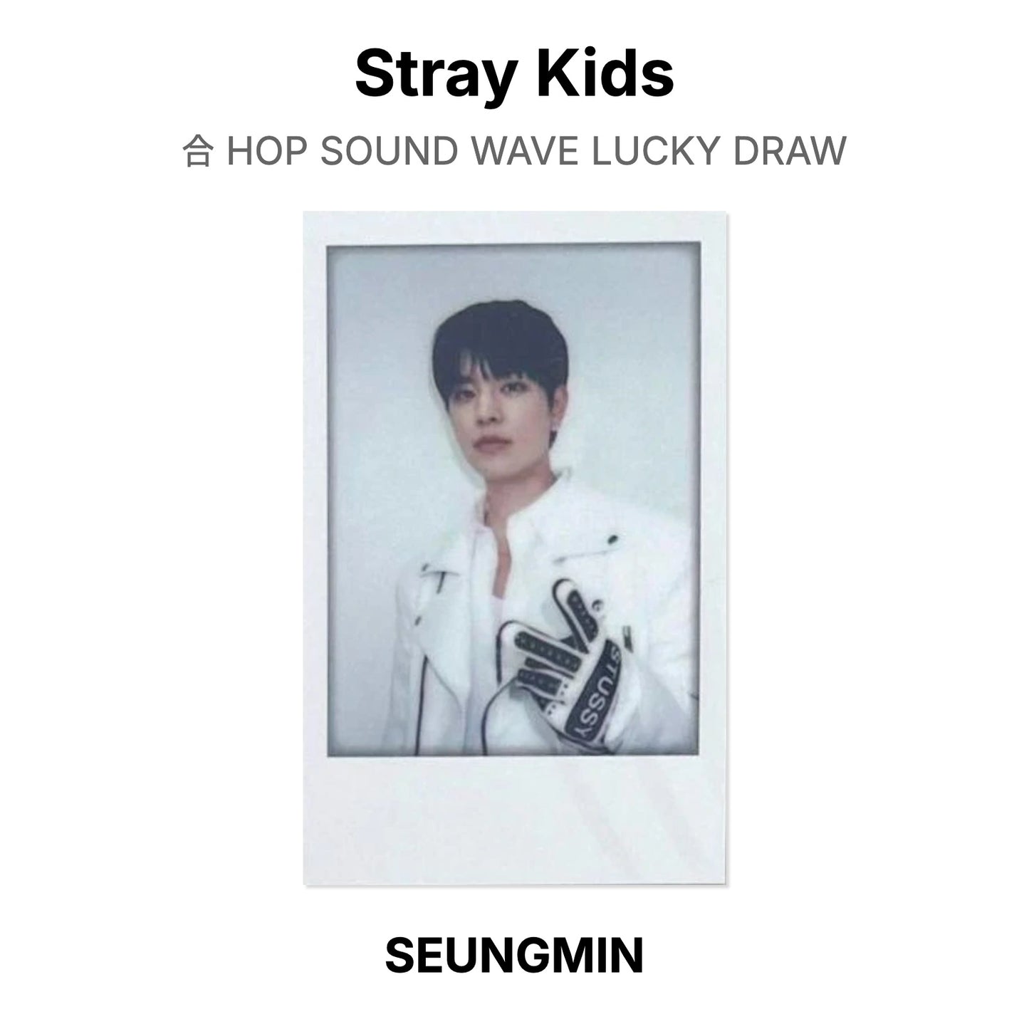 Stray Kids 合 HOP SOUND WAVE LUCKY DRAW photocard officielle