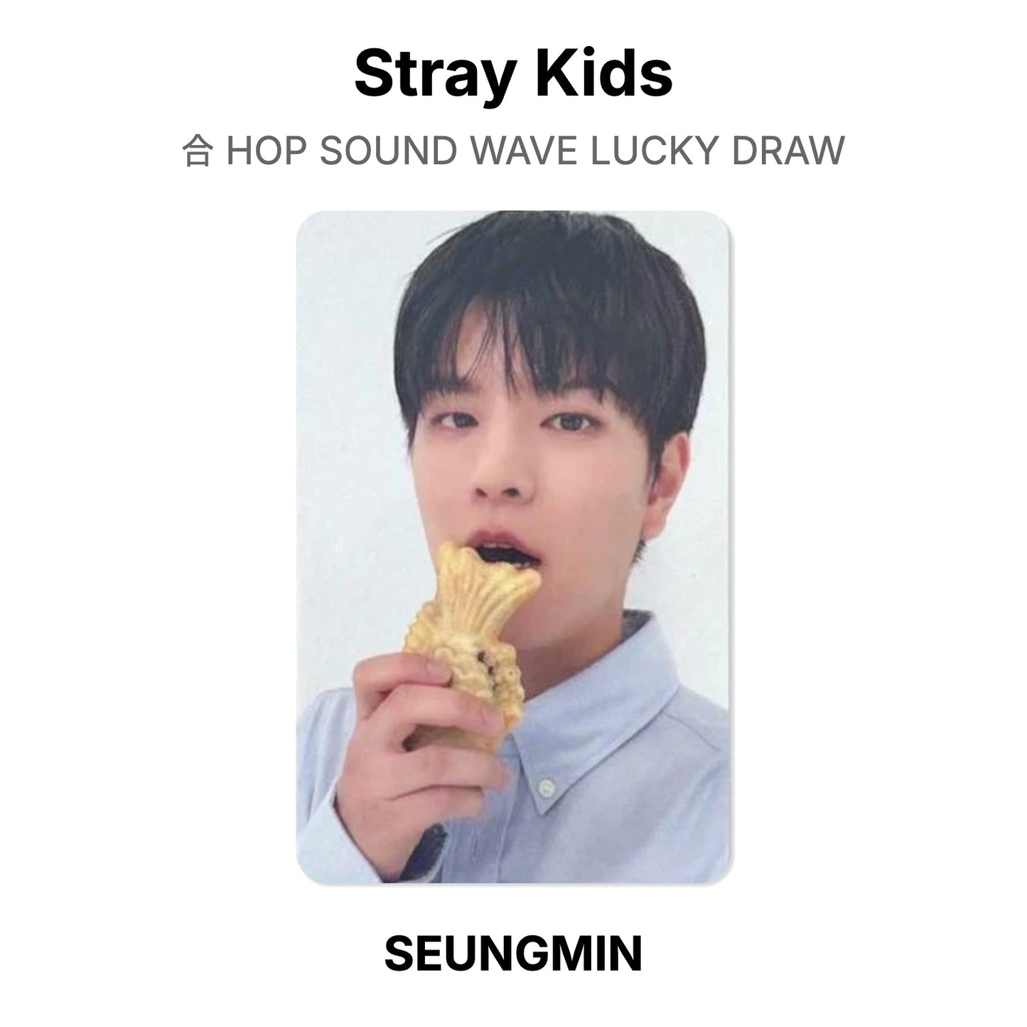 Stray Kids 合 HOP SOUND WAVE LUCKY DRAW Official Photocard