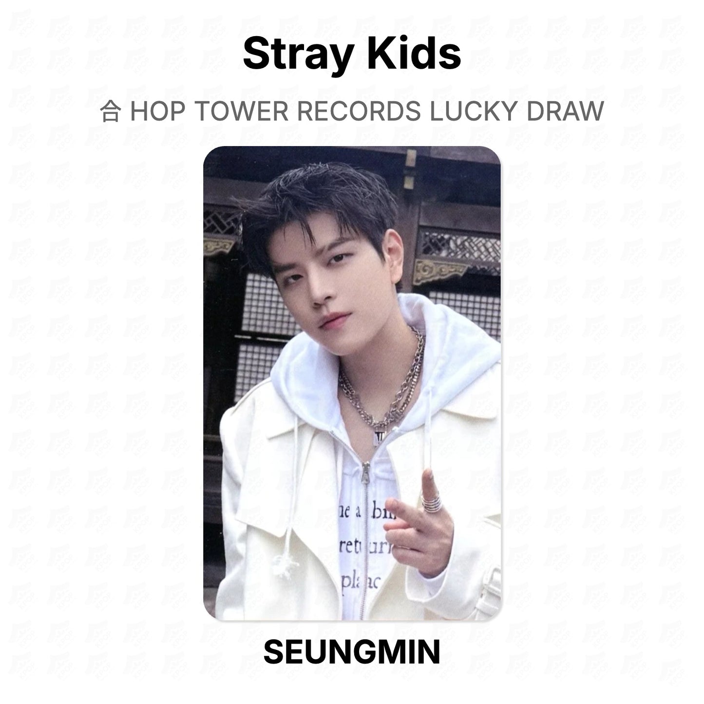 Stray Kids 合 HOP TOWER RECORDS LUCKY DRAW Official Photocard