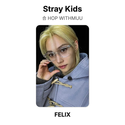 Stray Kids 合 HOP WITHMUU Offizielle Photocard