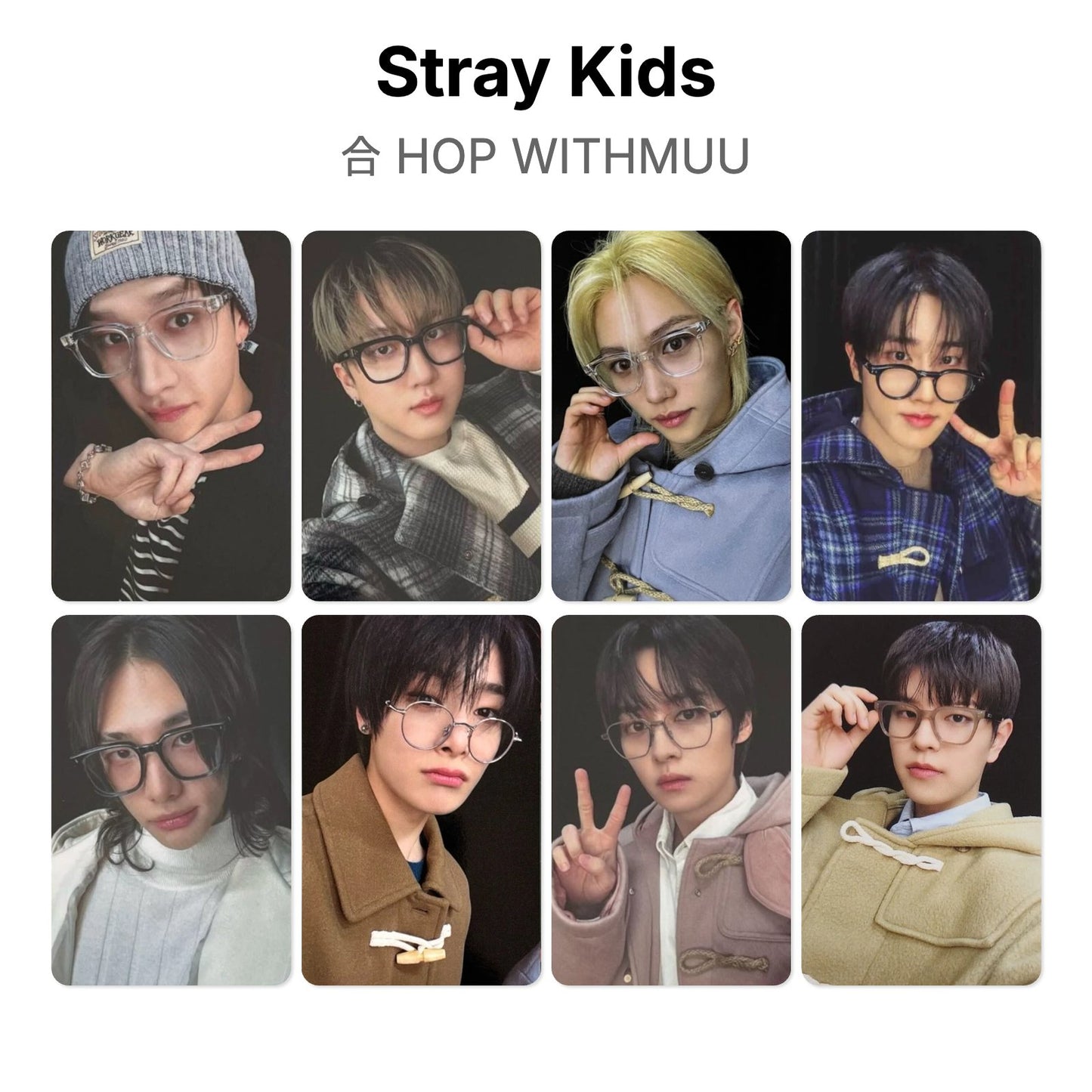 Stray Kids 合 HOP WITHMUU Official Photocard