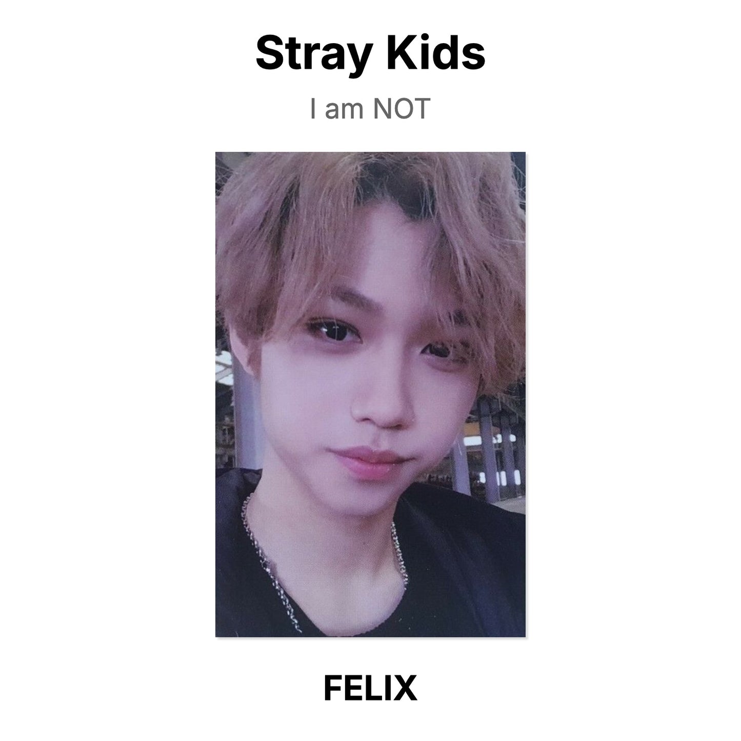 Stray Kids I am NOT photocard oficial