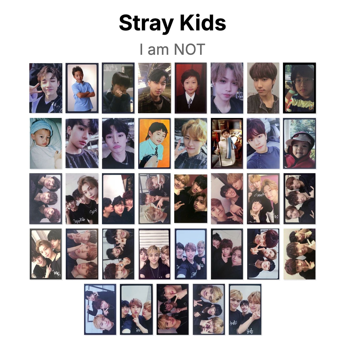 Stray Kids I am NOT photocard ufficiale