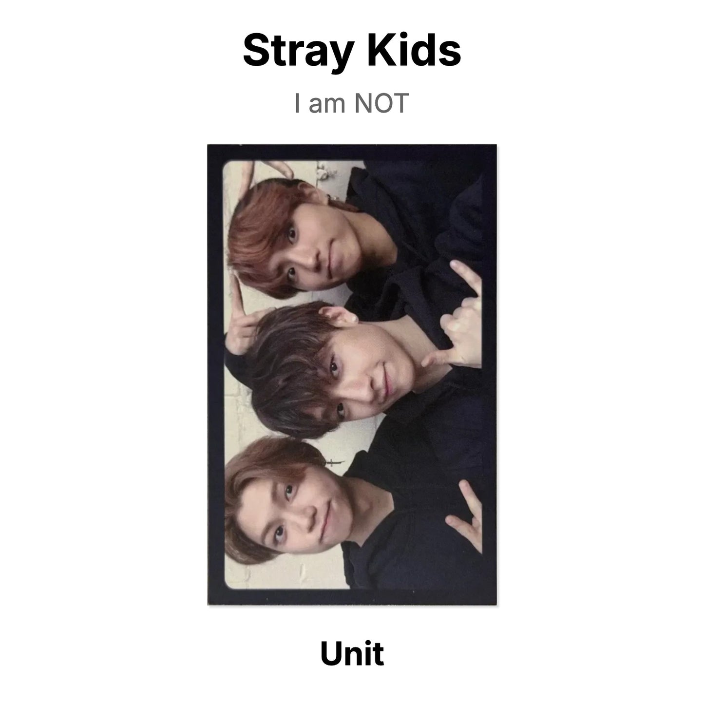 Stray Kids I am NOT photocard ufficiale