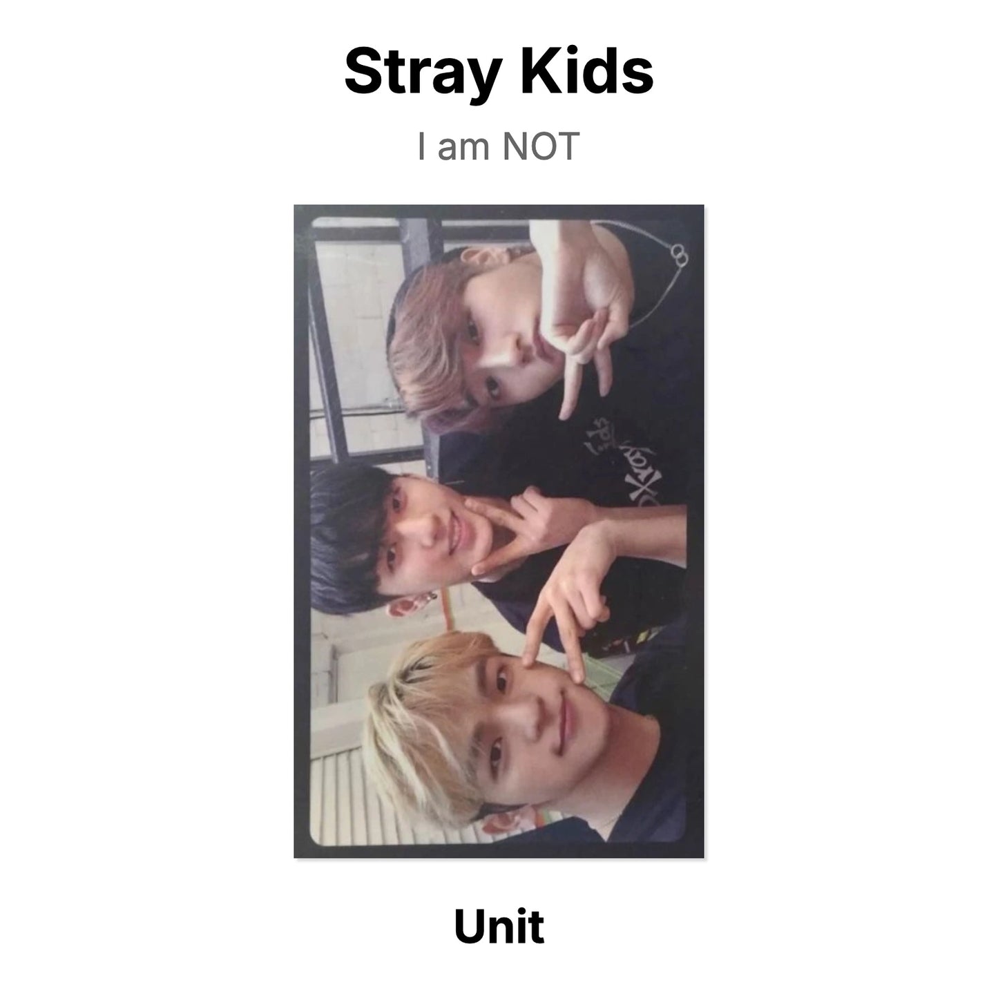 Stray Kids I am NOT photocard ufficiale
