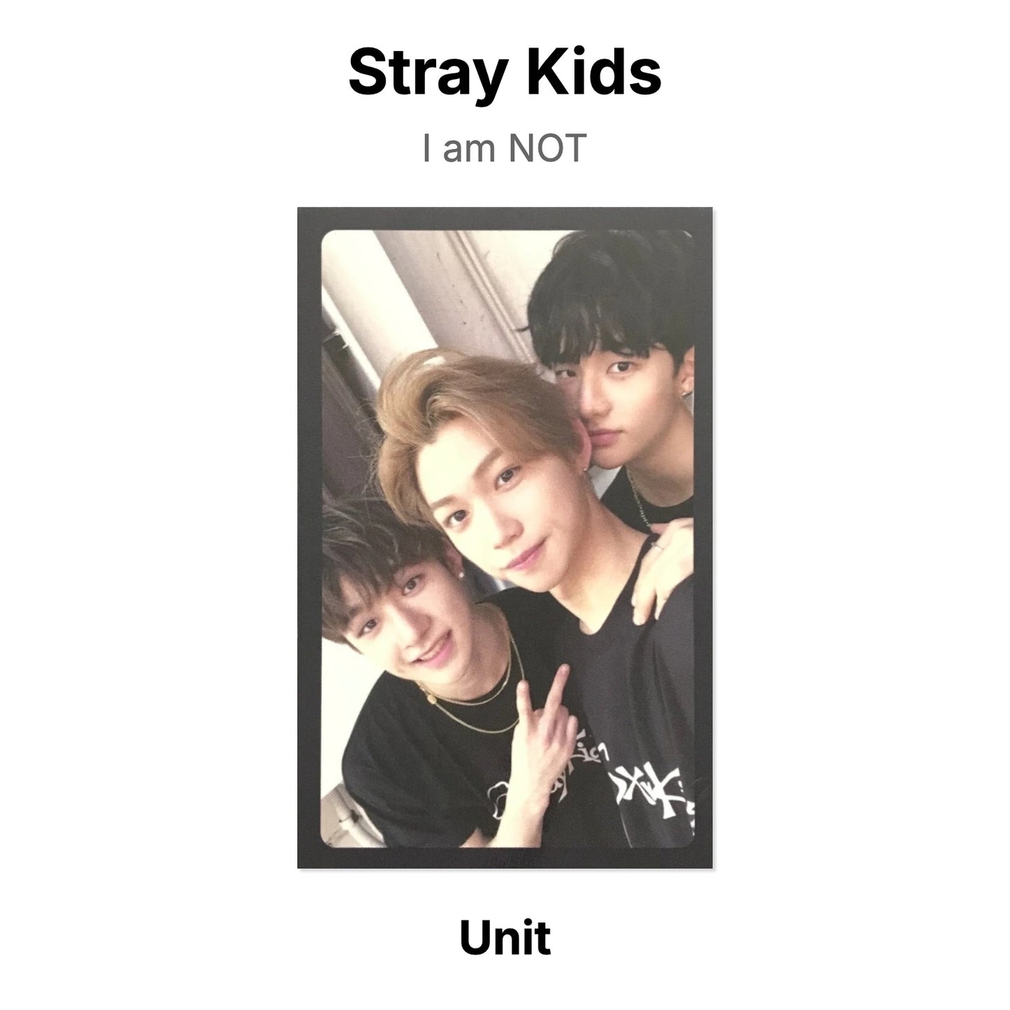 Stray Kids I am NOT photocard ufficiale