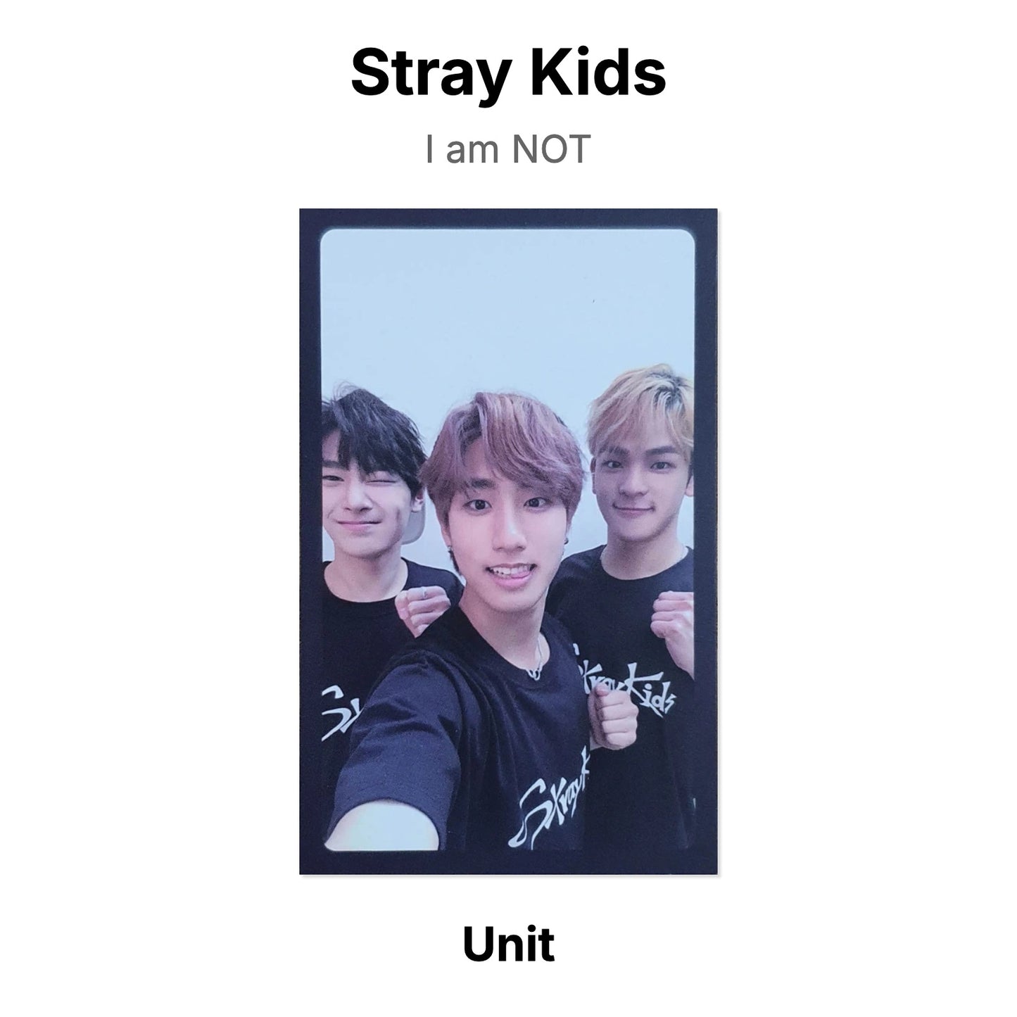 Stray Kids I am NOT photocard ufficiale