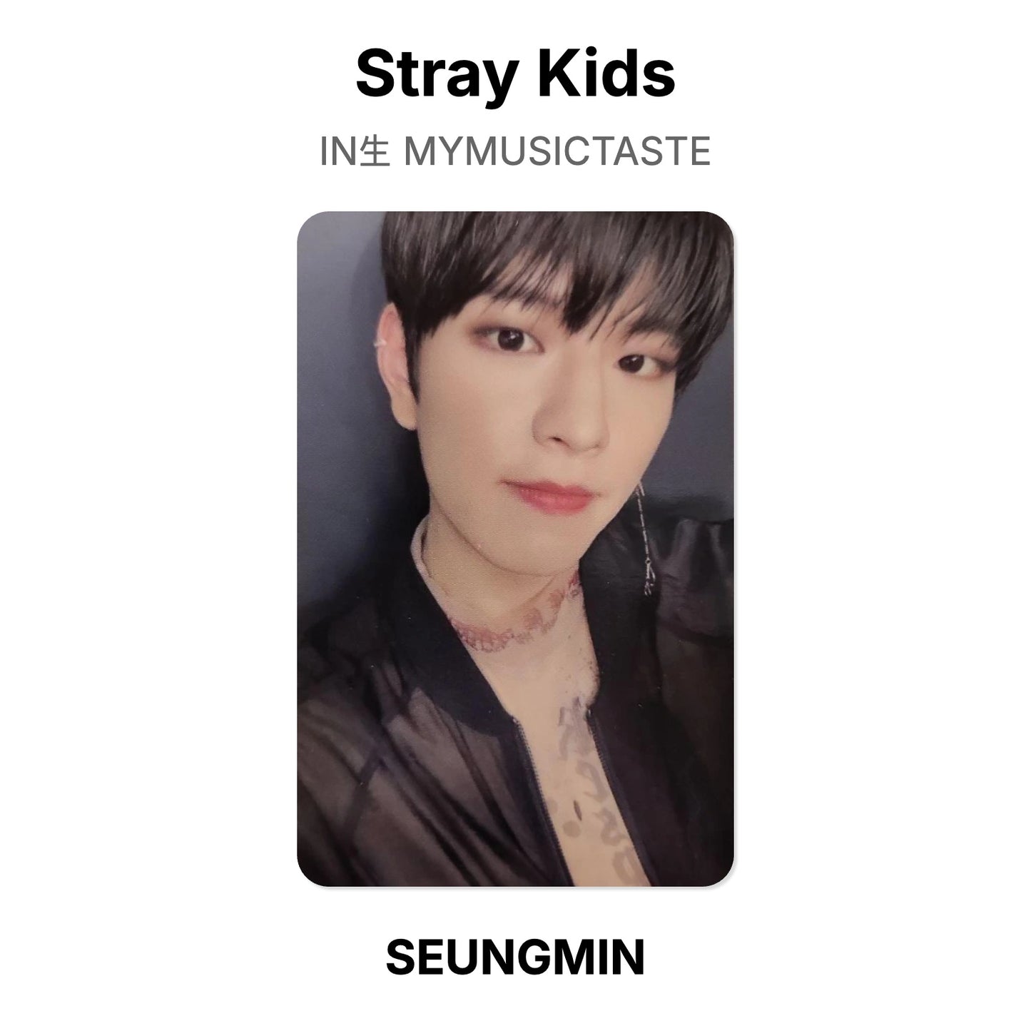 Stray Kids IN生 MYMUSICTASTE photocard oficial