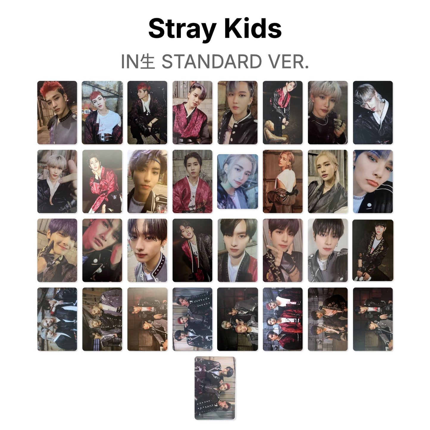 Stray Kids IN生 STANDARD VER. Official Photocard
