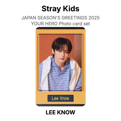 Stray Kids JAPAN SEASON'S GREETINGS 2025 YOUR HERO Photo card set Official Photocard