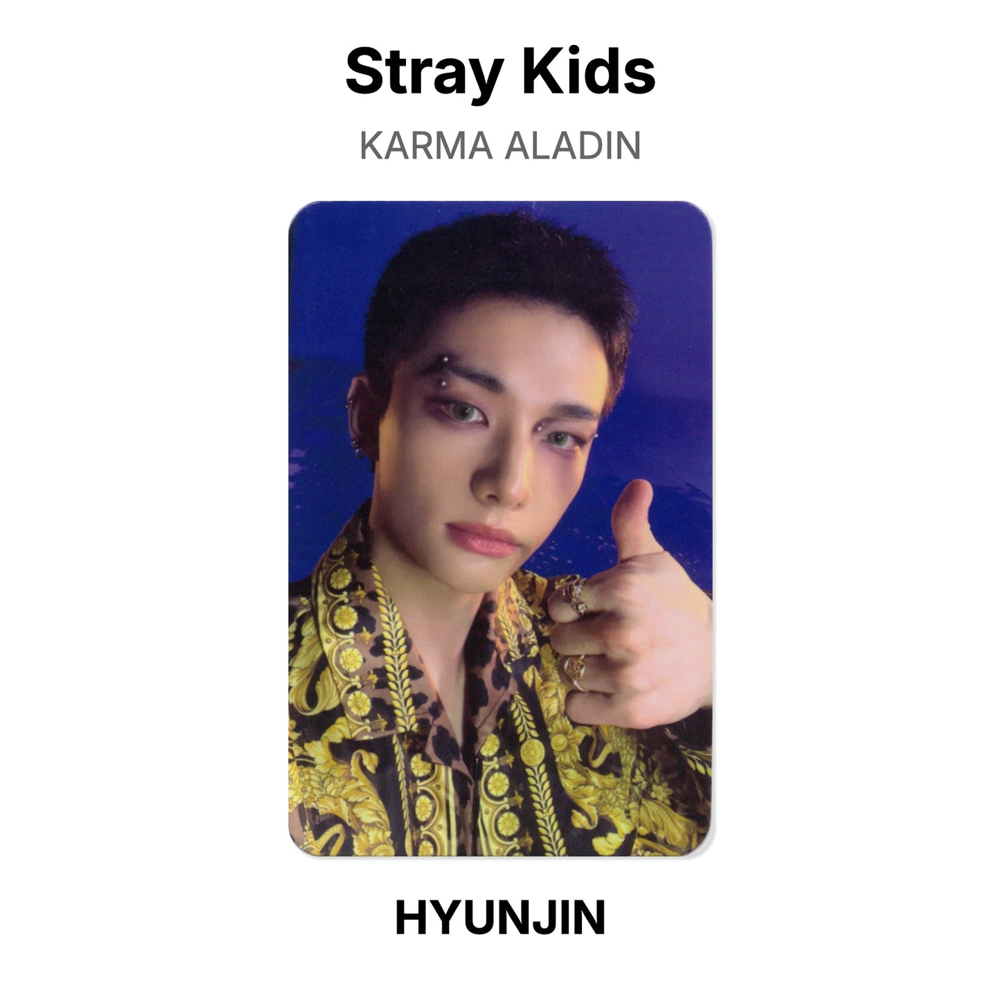 Stray Kids KARMA ALADIN Official Photocard