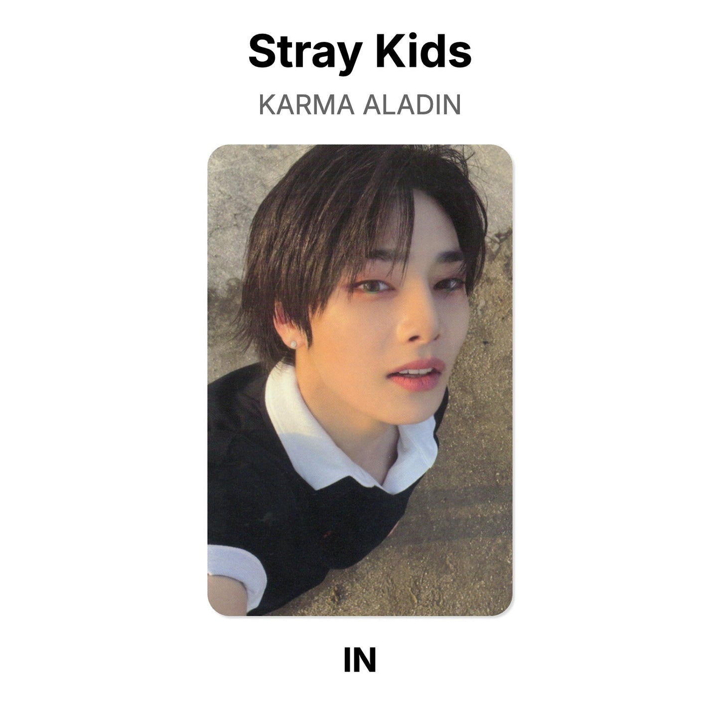 Stray Kids KARMA ALADIN Official Photocard