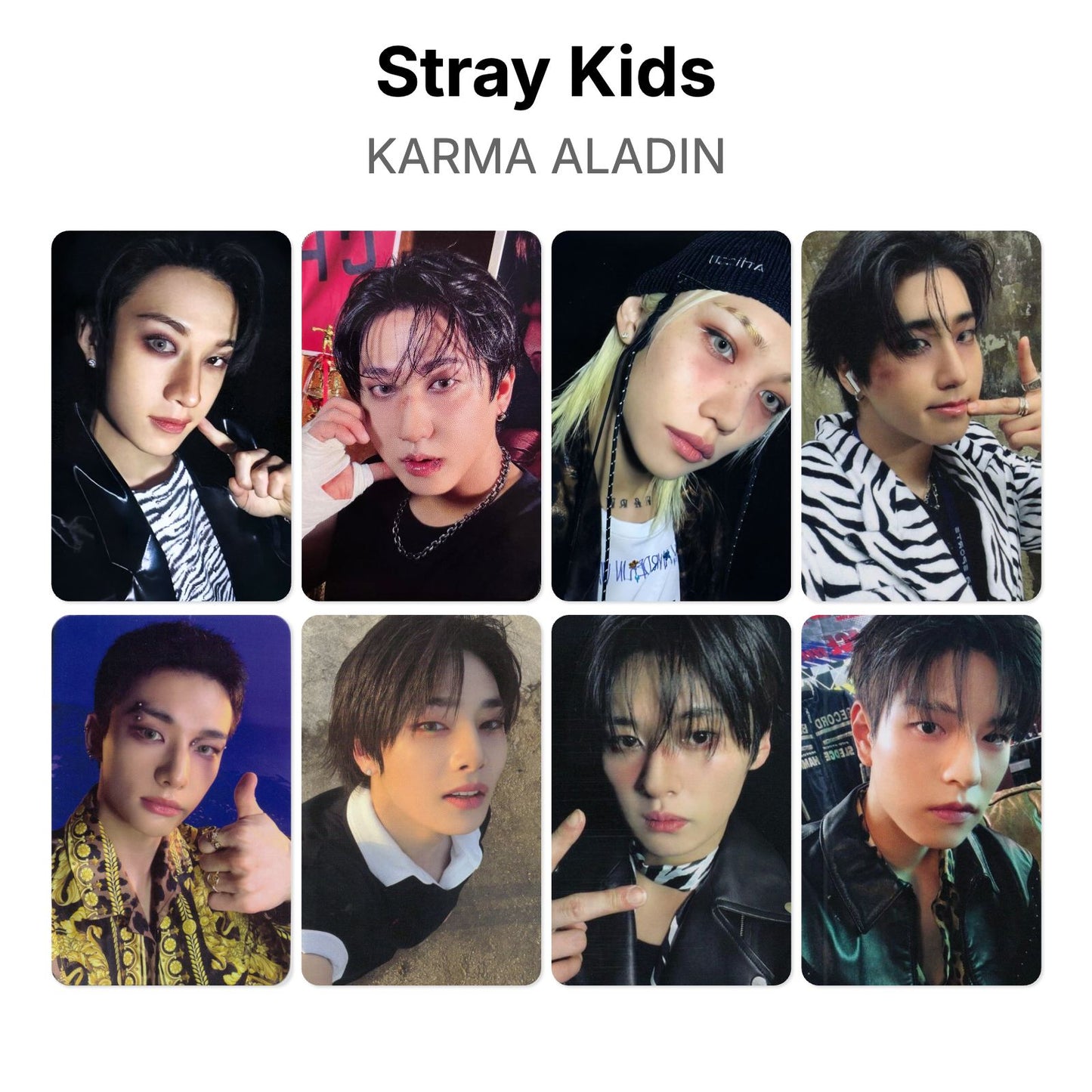 Stray Kids KARMA ALADIN Official Photocard
