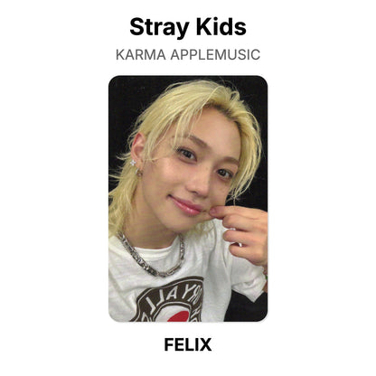 Stray Kids KARMA APPLEMUSIC photocard oficial