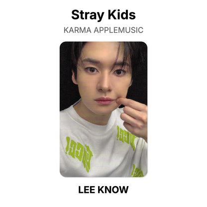 Stray Kids KARMA APPLEMUSIC photocard oficial