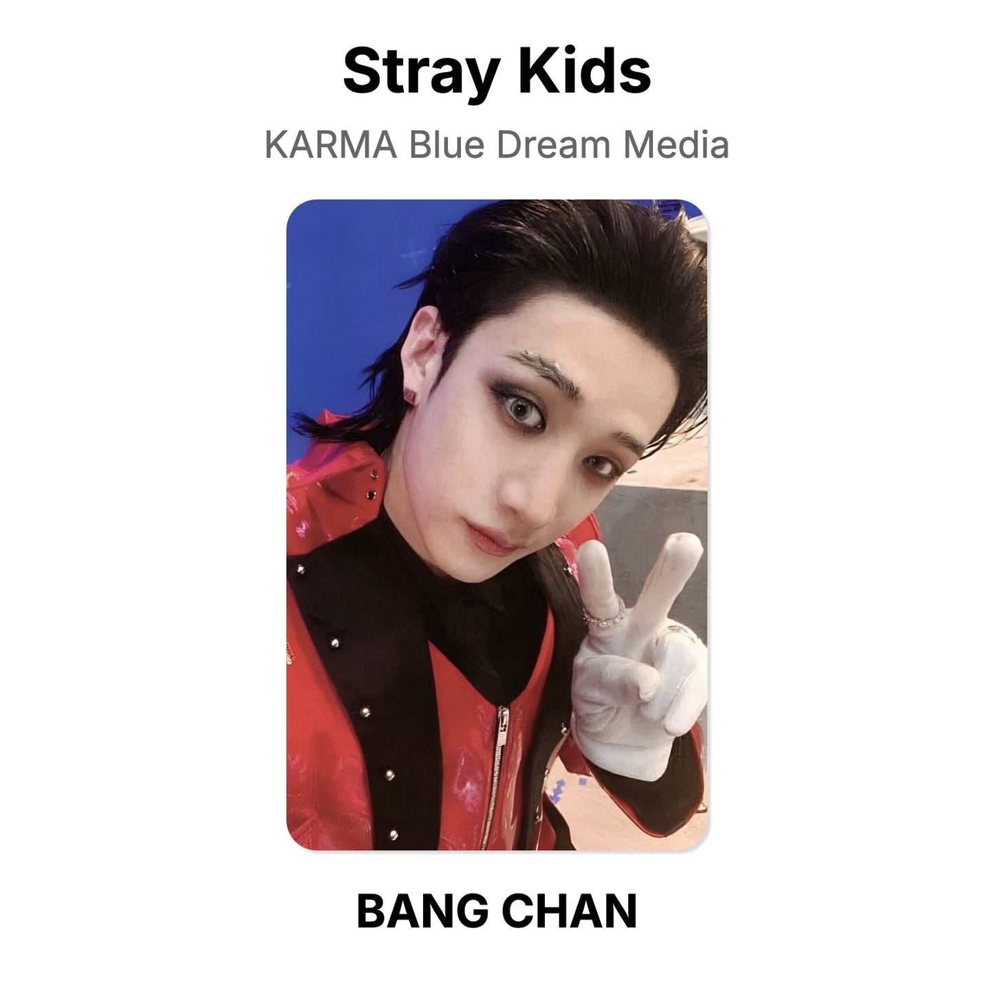 Stray Kids KARMA Blue Dream Media Official Photocard